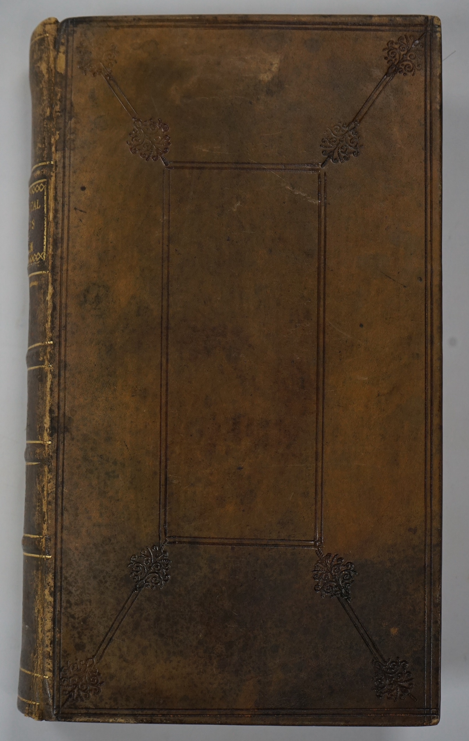 Smellie, William - A Set of Anatomical Tables, with Explanations, and an Abridgement of the Practice of Midwifery ... (new edition). 39 (ex40) engraved plates; sometime rebound 17th cent. style blind decorated panelled c